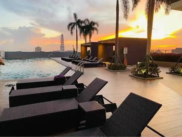 1Br Deluxe At Breeze Residences Manila Bay Sunset View Near Moa Pasay Filipinler