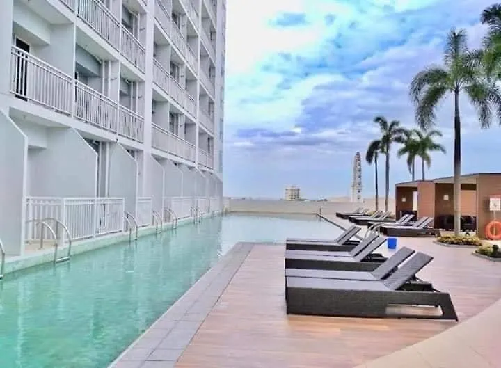 1Br Deluxe At Breeze Residences Manila Bay Sunset View Near Moa Pasay Apart Otel