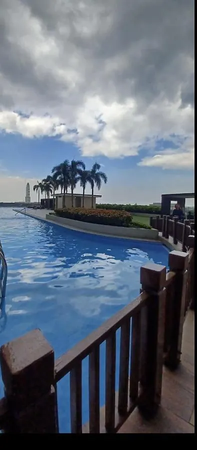 Apart Otel 1Br Deluxe At Breeze Residences Manila Bay Sunset View Near Moa Pasay Filipinler